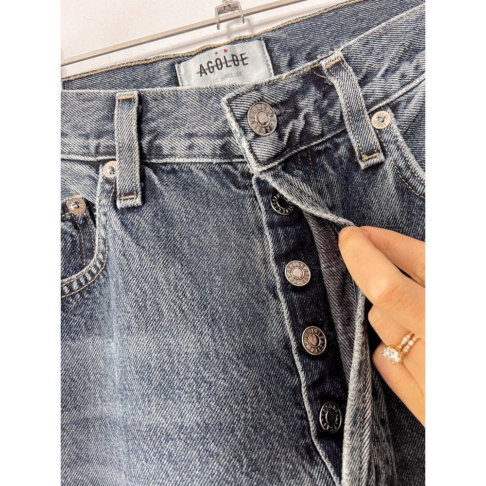 NEW Agolde 90'S Pinch Waist High Rise Straight in Portrait Size 26 - Picture 7 of 10